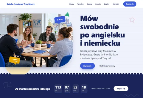 Podgląd szablonu Szkoła
